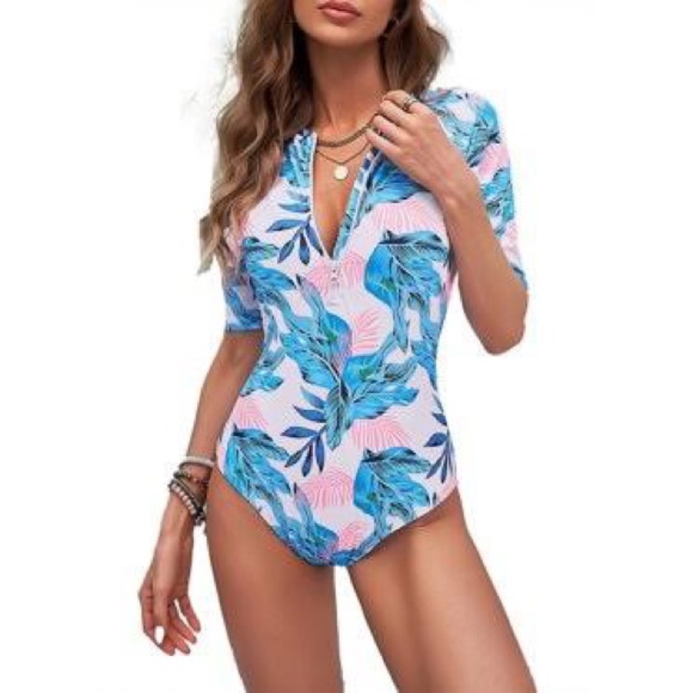 NEW Women’s One Piece Floral Swimsuit